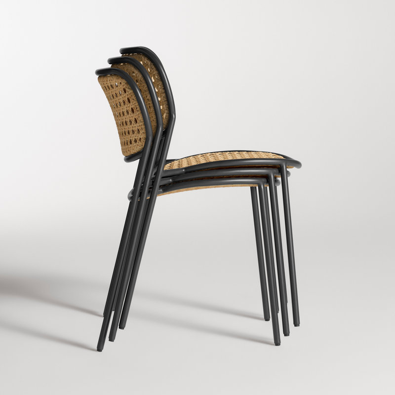 Made You Look Outdoor Dining Side Chair, Dark Olive