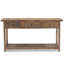 Console avec tiroirs, bois