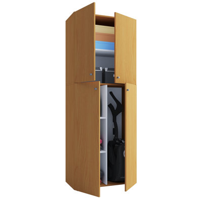 Hassett 4 -Door 6 -Shelf