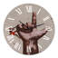 Finger Pointing Up Sign With Climber - Horloge murale moderne-60281066