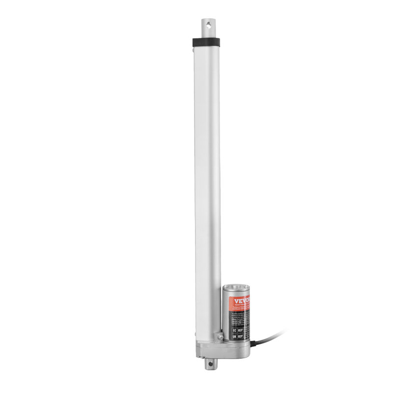 VEVOR Linear Actuator 12V, 16 Inch High Load 330lbs/1500N Linear Actuator, 0.19"/s Linear Actuator