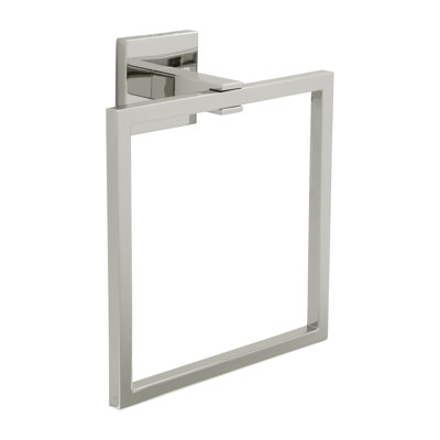 Skylight Collection Towel Ring - 7-7/16 " x 6-1/2 "  Polished Nickel - Contemporary Bathroom Accessory