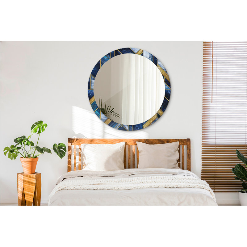 Huldar Glass Flat Wall Mirror