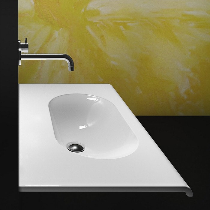 Sfera 31.5'' L Bathroom Sink, 0-Hole