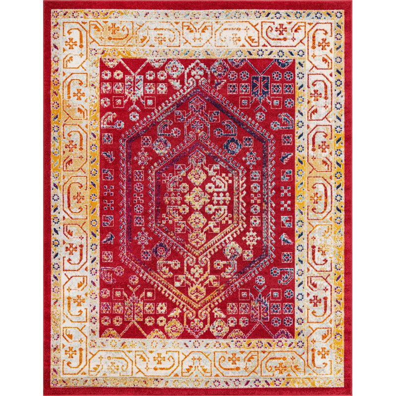 Milojica Oriental Indoor Rug, Rectangle 7'10" x 10'