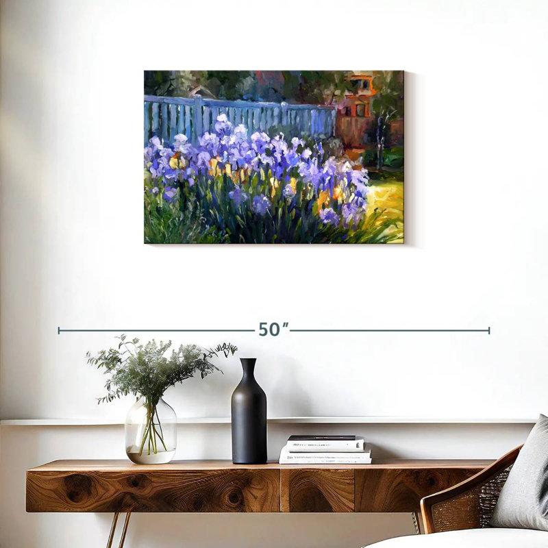 Fleurs Harisk Iris, H 20 po x l 30 po