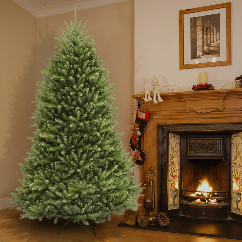 Arbre de Noël artificiel éclairé - support inclus, 7 pi