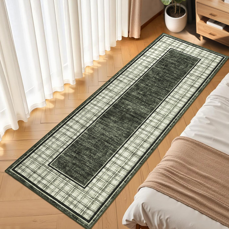 Tapis lavable à la machine Modern, Tapis de couloir 2 pi x 6 pi
