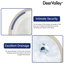 DeerValley 16" x 16" Round Ceramic Undermount Bathroom Sink with Overflow