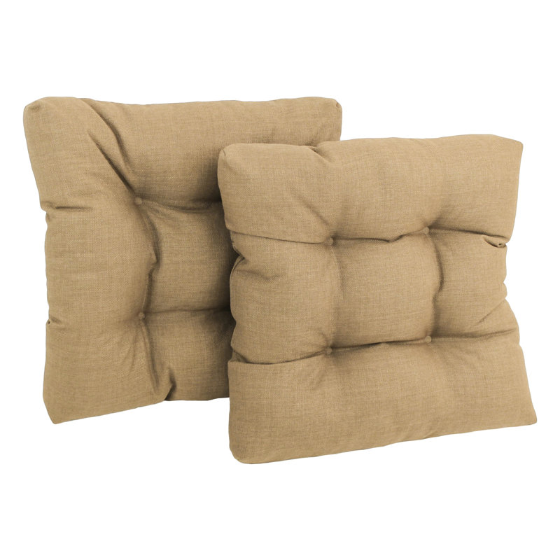 Outdoor 5'' Seat Cushion, Sandstone, 2, Polyester