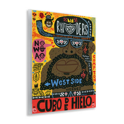 Iconic Hip Hop Collage Portrait, plaque murale, design par Jorge R. Gutierrez