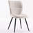 Chenille Fabric Upholstered Dining Chairs Metal Leg Side Chairs with Full Back for Kitchen Dining Room-2062736379