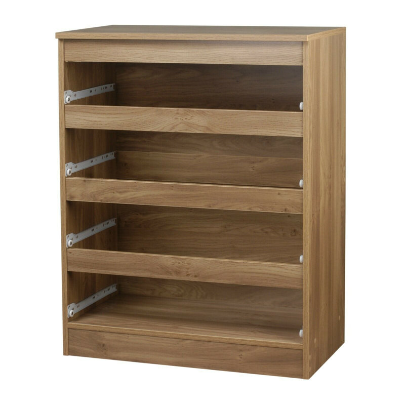 Baptistine 4 - Drawer Chest of Drawers, Oak