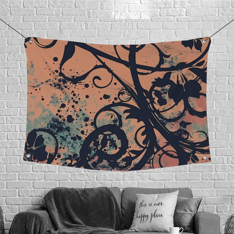 Microfiber Fabric Tapestry, 88" H x 104" W