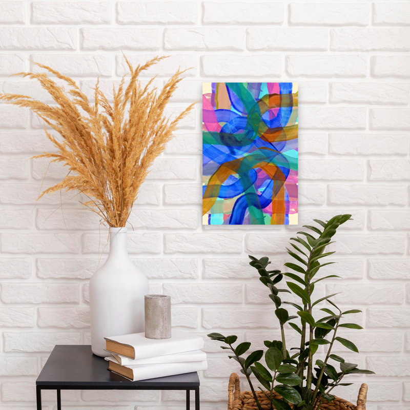 Art contemporain contemporain abstrait contemporain, H 18 po x l 12 po