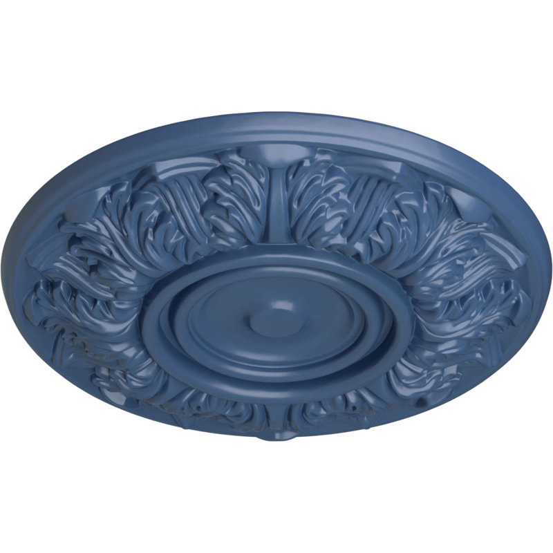 Médaillon de plafond Whitman de 13 po x P 1 3/8 po (pour auvent jusqu'à 3 3/4 po), Americana