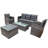 Rolonda 7 - Person Patio Conversation Sets with Cushions