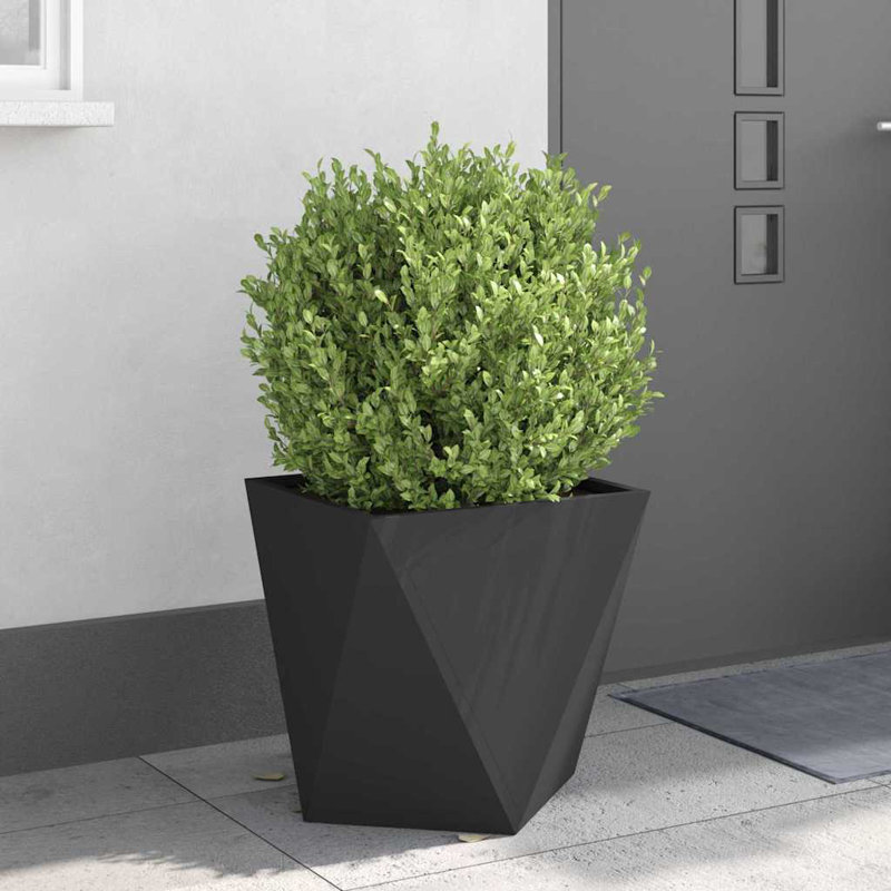 Planter Box, Black, 50cm H x 50cm W x 50cm D