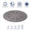 Tapis intérieur / extérieur gris Waikiki Noosa-764479857