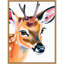 «Deer» par Iniyah, reproduction d'art sur toile encadrée-1322329115