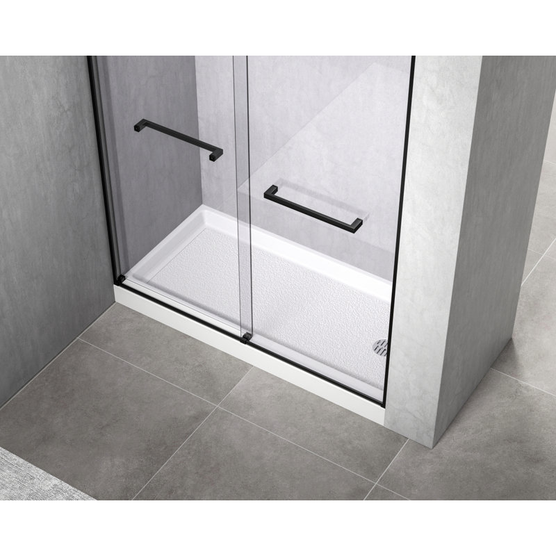 Laredo 60'' W 30'' D Rectangular Single Shower Base, Right