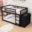 Lit superposé en bois 4 tiroirs avec tablettes-581376243-581376244