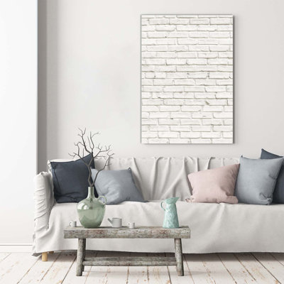 Brick Wall - Wrapped Canvas Print