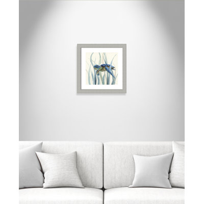 Avynlee Turtle in Seagrass II - Picture Frame Print