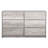 6-Drawer Dresser With Large Fabric Drawers, Grey-1578328271-1578328269