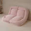 Canapé-lit double convertible pliable, rose