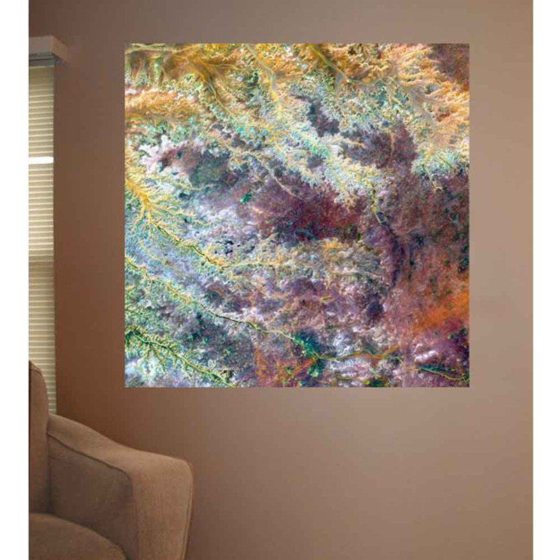 Adhésif décoratif Ghadamis, H 48 po x l 48 po