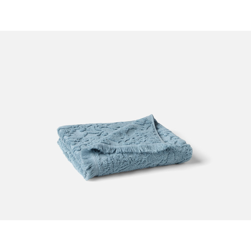 Wildflower Organic Hand Towel, Pacific Blue