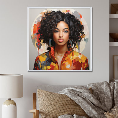 «Vibrant Essence Beautiful», art mural africain