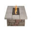 SEDONA Rectangle Concrete Propane or Natural Gas Fire Pit Table by Real Flame-24821690