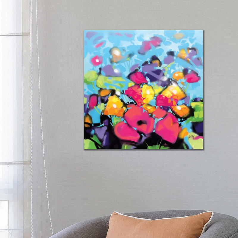 Scattered Colour II by Scott Naismith - Wrapped Canvas Painting