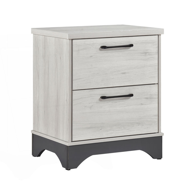 Table de chevet 2 tons Contemporary