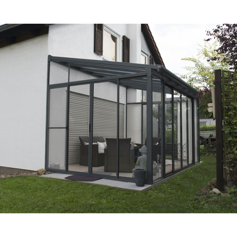 San Remo 3m x 4.5m Plastic Gazebo, Grey
