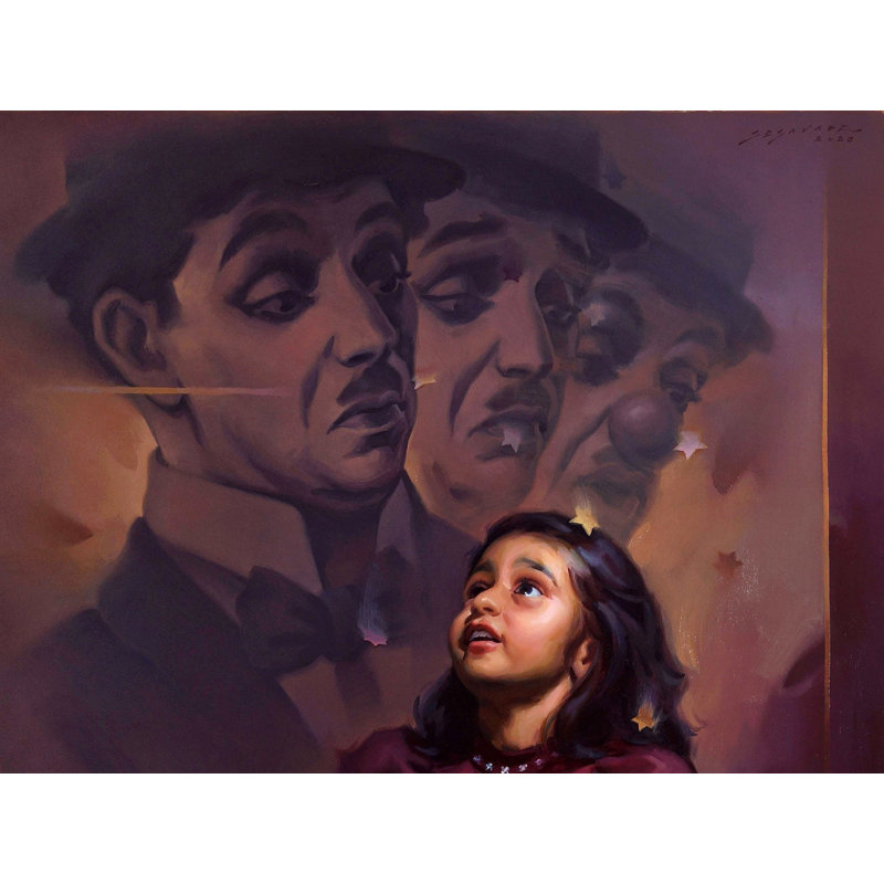 Conteur | Huile sur toile de lin | Peint par Sidharth Gavade