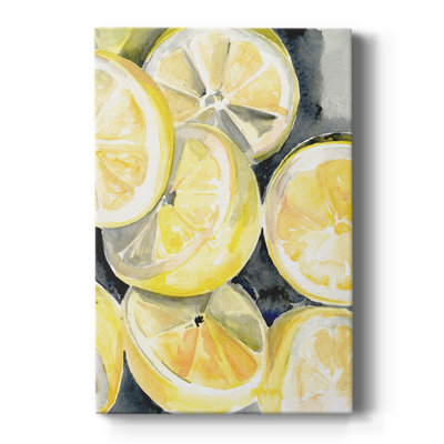 Lemon Slices I - peinture sur toile tendue