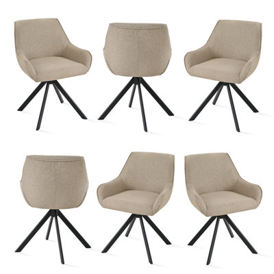 Gefjun 46cm H Upholstered Metal Armchair
