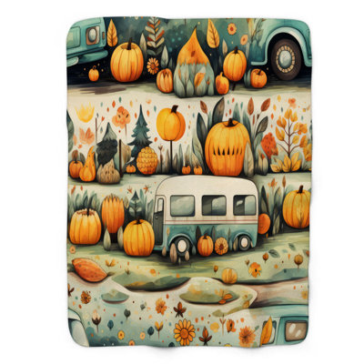 Ghostly Harvest - 1 Piece Premium Blanket