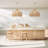 Oceania Cone Brown Rattan Pendant Light – Large Polished Handwoven Ceiling Light Fixture for Living Room, Dining Room, Kitchen, or Bedroom in Modern Farmhouse, Boho & Coastal Style