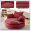 Upholstered Swivel Accent Chair-1351914158