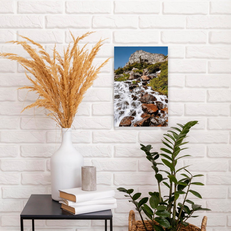 Contemporary Art Abstract Contemporary Forest Landscape Wall Art by Del Mundo Portraits - Wrapped Canvas Print