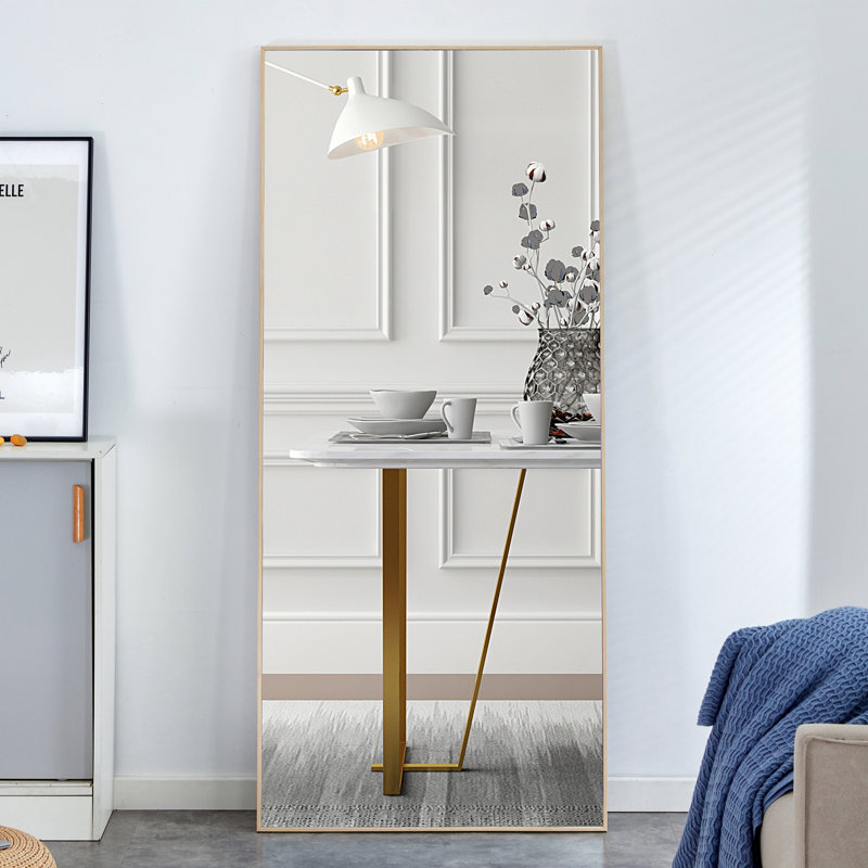 Solid Wood Frame Full-Length Mirror