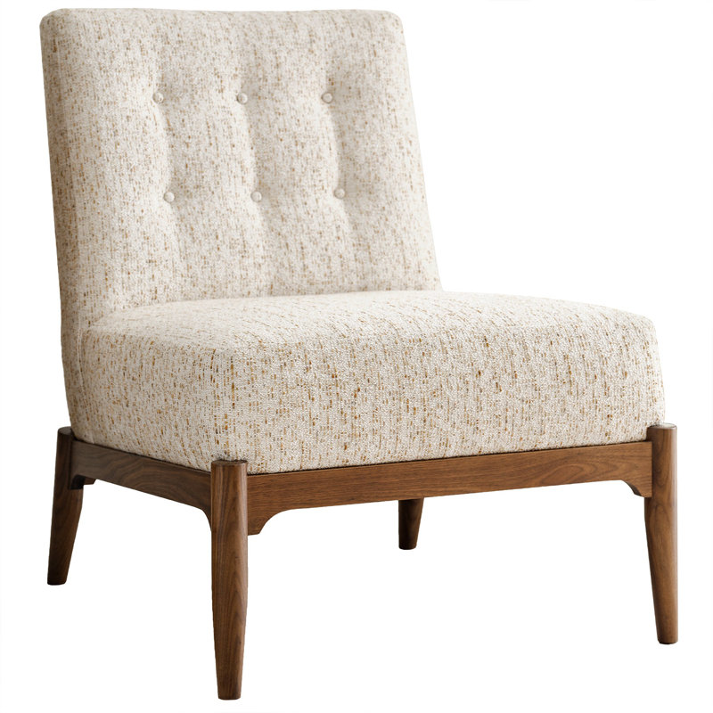 Walnut Grove Upholstered Slipper Chair