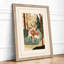 Deer in Forest Light Japandi - Framed Print-438580044-438580047