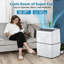 Climatiseur portatif 12 000 BTU - Refroidit 550 pieds carrés, 5-en-1, déshumidificateur et ventilateur pour chambre à coucher, bureau, petit espace de vie