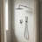 Topcraft 10-Inch Stainless Steel Rain Shower System With Handheld Showerhead-129047553