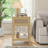 Set Of 2 Rattan Nightstands With Drawer And Open Shelf, Boho Farmhouse Bedside Tables End Table In Natural Oak Night Stand Side Table For Bedroom Living Room Dorm Office